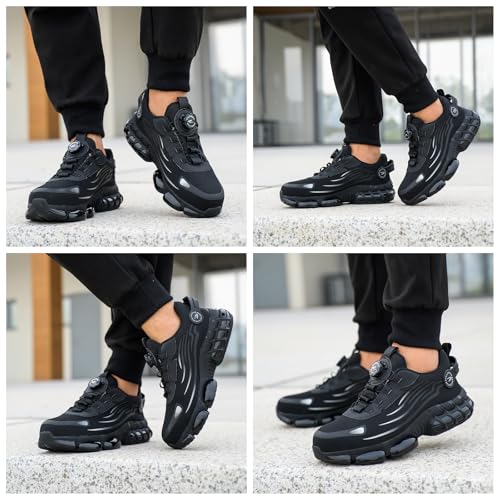 Safety Shoes Men Women Work Shoes Breathable Lightweight Comfortable with Steel Toe Cap 36-46 EU