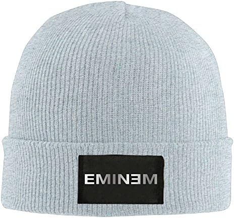 Thick Warm Knit Hats Watch Cap Cuff Beanie Eminem Platinum Logo Winter Skull Beanie Hat/Cap For Men And Women