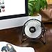 Mini Fan, Mumba 4-Inch High Velocity Desktop Fan, USB Powered, Super Mute, 180 Degree Free Angle Rotatable Laptop Fan, Small Mental Cooling Fan (Black)