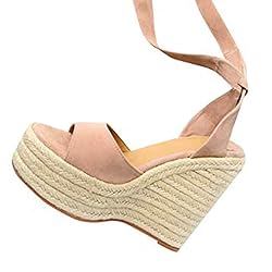 Gibobby Womens Platform Sandals Black Women's Ankle