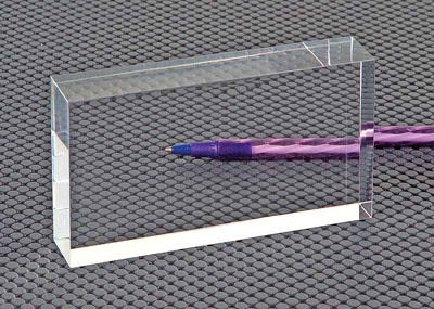 Refraction Block, 115 mm x 65 mm x 20 mm. All Sides Polished.