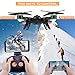 FPV Drone with Camera 1080P HD with Headless Mode Altitude Hold 3D Flip One Key Take Off/Landing/Return Voice Control 2.4Ghz 4-Axis RC Quadcopter for Kids Adults Beginners 18 Mins Long Flight Time