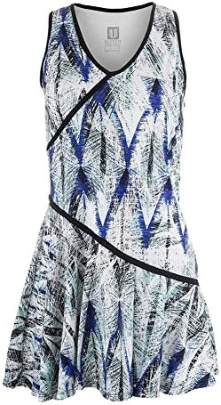 Eleven by Venus Williams Women's Diamond Love Letter Dress Diamond Print Dress