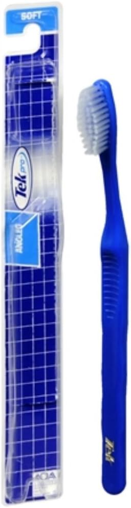Tek Pro Toothbrush Compact Head Soft Angled, Color May Vary 1 Each