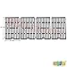bbq factory® Replacement Cast Iron Cooking Grid Porcelain Coated (4-Pack) for Select Gas Grill Models by Chargriller,Jenn-air, Vermont Castings Gas Grill and Others