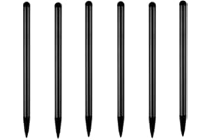 6Pcs Black Stylus Pens,High Precision Stylus for Universal Touch Screen Devices Accessories for Touch Screens,Fine Point Pen 