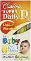 Carlson Labs Carlson Laboratories Super Daily D3 for Baby 400IU Supplement,