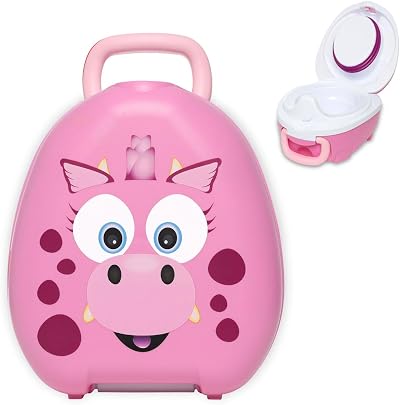 My Carry Potty Travel Potty Pink Dragon Award Winning Portable Toilet Seat