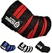 Sedroc Sports Weight Lifting Elbow Wraps Powerlifting Support Sleeves Straps - Pair