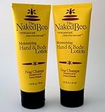 The Naked Bee Nag Champa Blend Hand and Body Lotion 2 Tubes