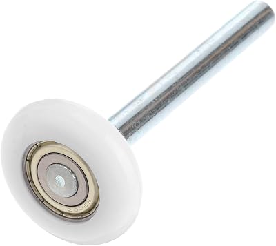 VILLCASE Garage Door Roller 2in Ball Bearing 4in Stem White Nylon Steel Wheel
