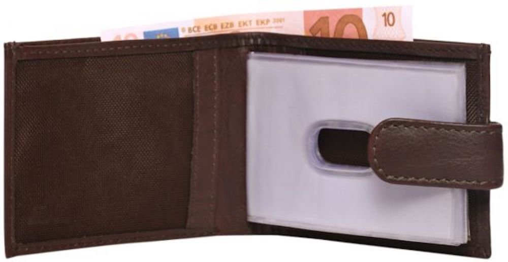 LAVERI Bifold Wallet Multiple Credit Card Holder Case Slim Pocket Case in Genuine Leather #528