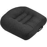 Car Booster Seat Booster Height Lifting Pad Breathable Mesh Portable Car Seat Cushion for Fatigue for Trucks, Cars, SUVs, Office Chairs, Wheelchair (Black)