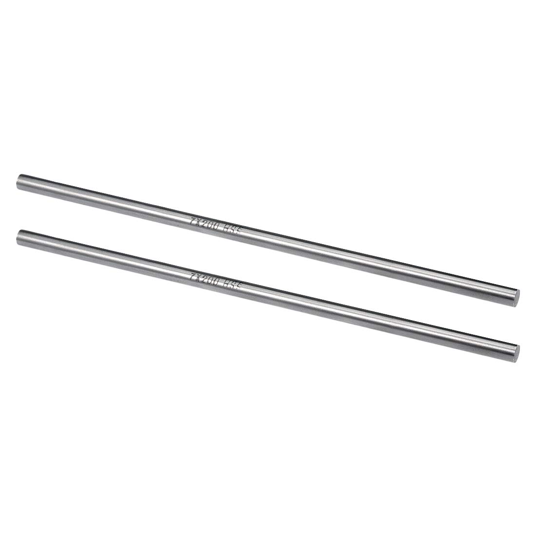 uxcell Round Steel Rod, 7mm HSS Lathe Bar Stock Tool 200mm Long, for Shaft Gear Drill Lathes Boring Machine Turning Miniature Axle, Cylindrical Pin DIY Craft Tool, 2pcs