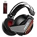 Wireless Gaming Headset 7.1 Surround Sound Gaming Headphones for PS4 PC Computer MAC Laptop, 3.5mm Wired Gaming Headphones for Xbox one iPhone - Black