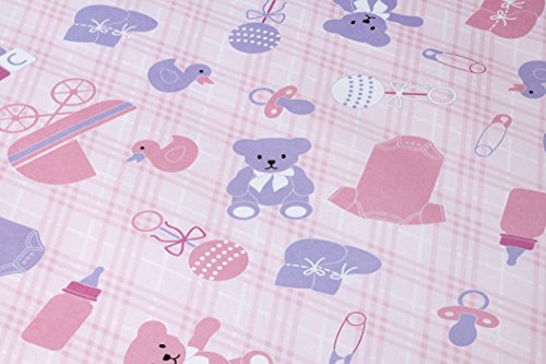 Scented Drawer Liners For Baby Girl Baby Powder Fragrance Pink