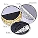 Round 24-inch / 60cm 5-in-1 Portable Collapsible Multi Disc Light Reflector Photography with Bag for Studio or Any Photography Situation-Silver, Gold, White, Translucent and Black