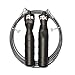 RX Jump Rope - Black Ops Handles with Trans Black Cable in Buff 3.4 or Ultra 1.8 (8'0