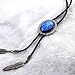 Bolo Tie for Men and Women,Native Amercian Western Necktie Fashion Bolo Ties (Blue)