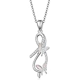 S925 Sterling Silver Infinity Butterfly Pendant Necklace Infinity Butterfly Jewelry Gift for Women