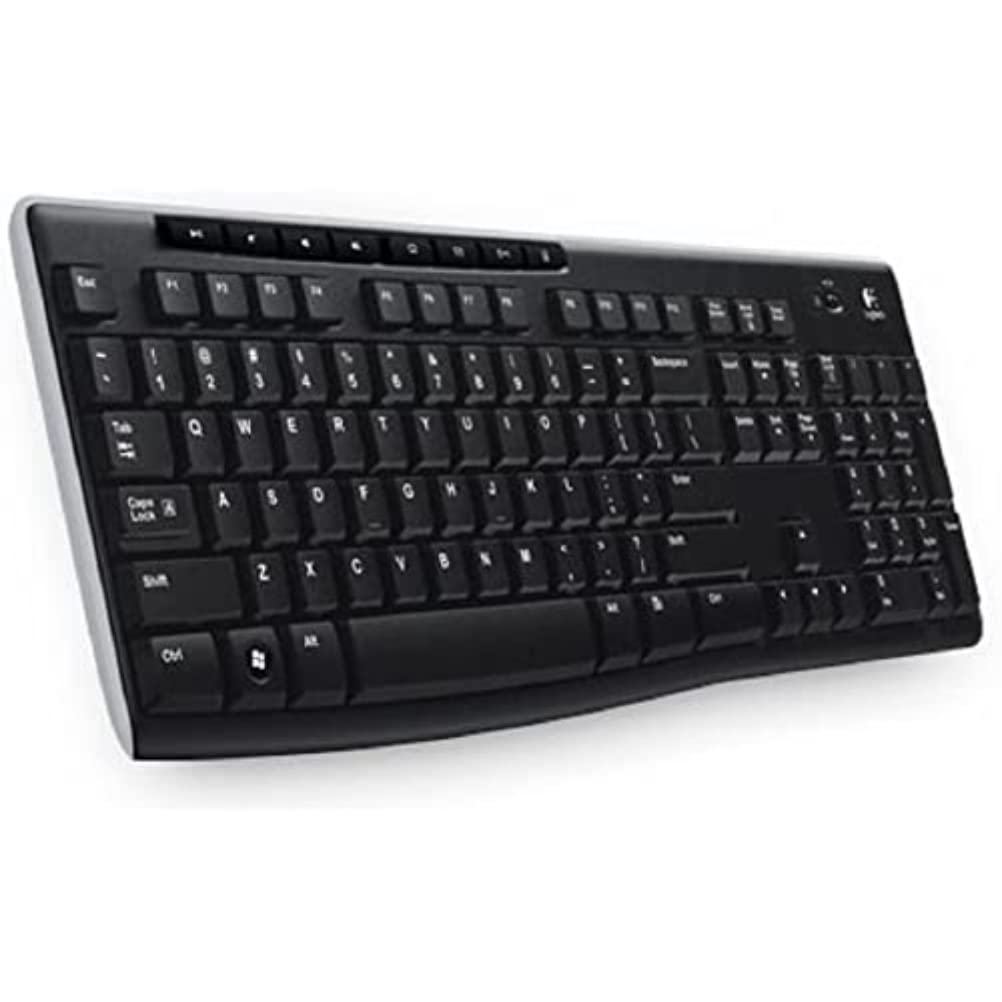 Logitech Wireless Keyboard K270 Radio Transfer, PC/Mac, Keyboard