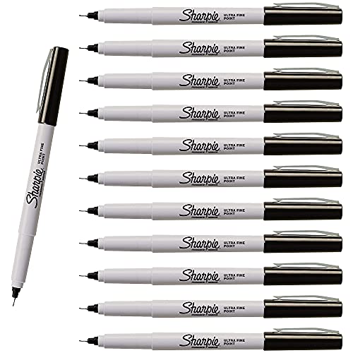 Sharpie Permanent Markers Fine Point Black
