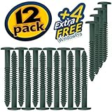 Window Shutters Panel Peg Lok Pin Pegs Screws Spikes 3 inch 16 Pack Fasteners (Forest Green) Exterior Vinyl Shutter Hardware Strongest Made in USA
