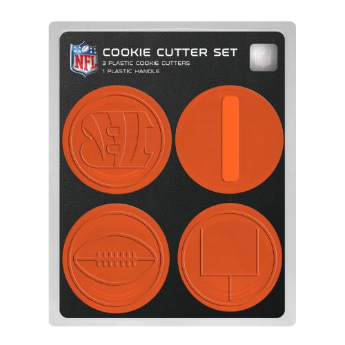 NFL Cincinnati Bengals Officially Licensed Set of Cookie Cutters
