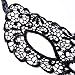 Aneco 24 Pieces Lace Masquerade Mask Halloween Venetian Eyemask Sexy Lace Eye Mask Mysterious Lace Mask for Carnival Party Costume Ball, Black