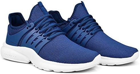 feetmat men's non slip gym sneakers lightweight breathable athletic running walking tennis shoes