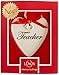 Lenox Expressions from the Heart Teacher Ornament