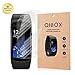 Samsung Gear Fit 2 Screen Protector (6-Pack), QIBOX Full Coverage Shatterproof and Anti-Bubble Screen Protector for Samsung Gear Fit2 (Gear Fit 2)