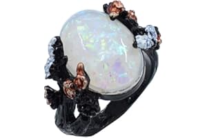 SXFSE Rings for Women, Retro Simple Fashion Ring Wedding Engagement Anniversary Party Ring