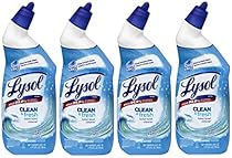Lysol Power & Fresh Toilet Bowl Cleaner, Ocean Fresh, 24oz, Pack of 4