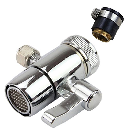 Weirun Kitchen Bathroom Sink Faucet Water Filter Diverter Valve for