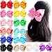 8 Inches Big Hair Bows Clip Sparkly Glitter Rhinestones Hair Bows Large Boutique Cheer Bows Alligator Hair Clips Hair Accessories For Baby Girls Toddlers Kids Teens Pack of 14