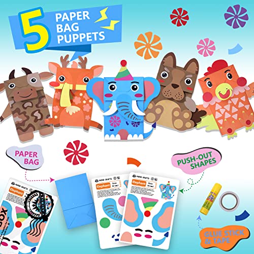 WAHFNG Arts and Crafts for Kids 20 PCS Toddler Craft Kit Organized