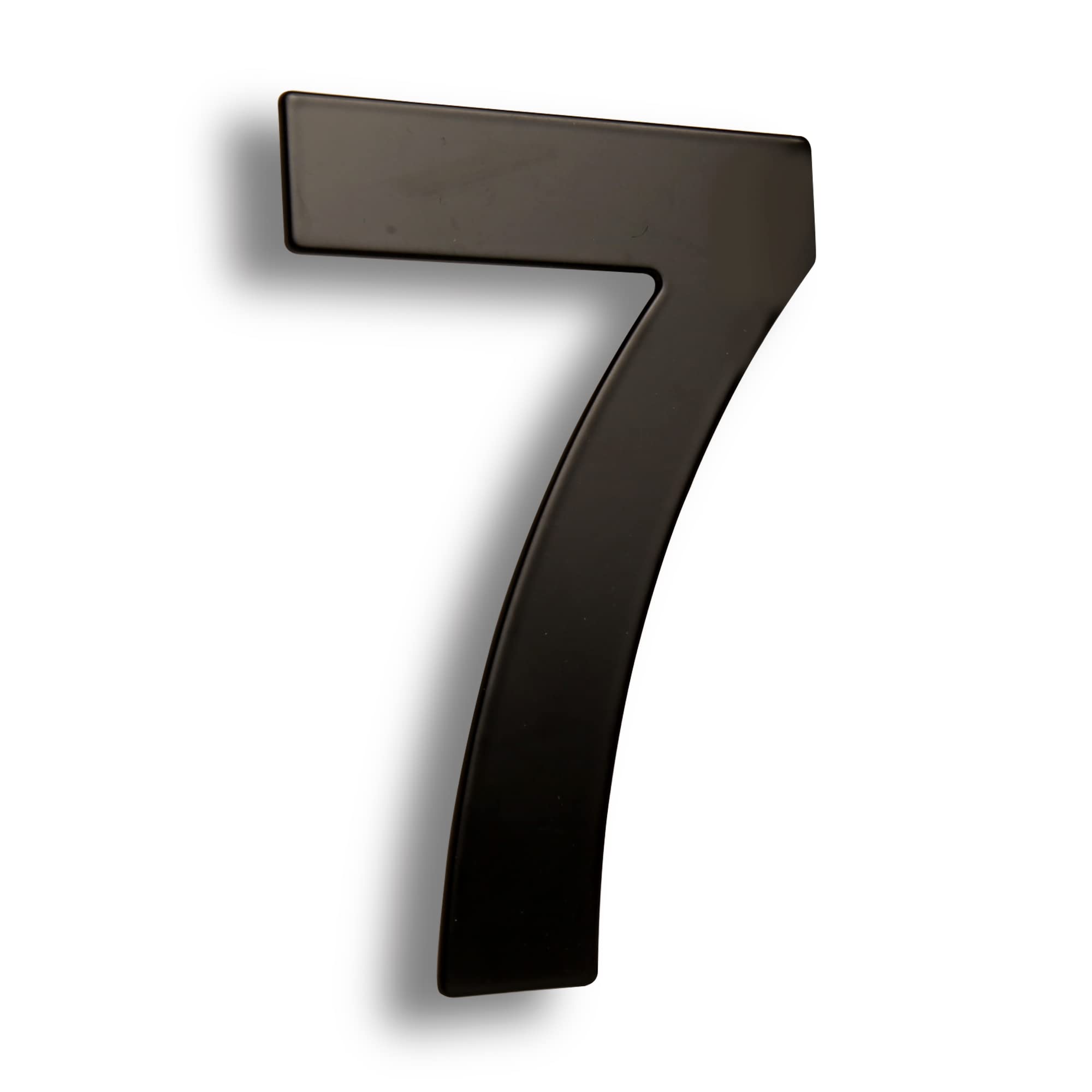 HASWARE 304 Stainless Steel Modern House Number 8 Inch/20cm Stylish Door Alphabet Plaque for Street Home Decor (7, 8 Inch Black)