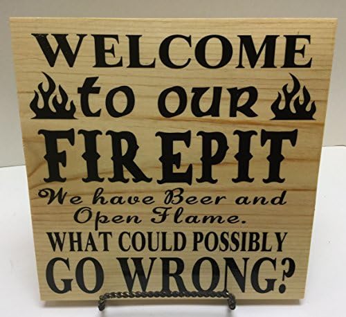 Welcome to Our Firepit, We have beer and open flame (Natural)