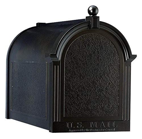 Whitehall Products Capital Mailbox, Black