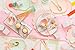 Sugar & Cloth 5.5 Inch Rectangle Dessert Plate, White with Gold Edge, 24 Count