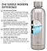 Simple Modern 17oz Bolt Water Bottle - Stainless Steel Hydro Swell Flask - Double Wall Vacuum Insulated Reusable Teal Small Kids Metal Coffee Tumbler Leak Proof Thermos - Oasis