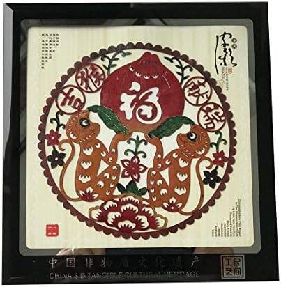 Handmade Artwork Desk Decors Collectibles Antiques Collectibles Art Office Decor Personalized Shadow Puppet Play College Student Gifts Interior Decorating Zodiac Pattern Monkey