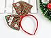 Hair Hoop Xmas Hair Accessory Headwear Colorful Bow Headband Christmas Holiday Party Supplies Gifts (Green)