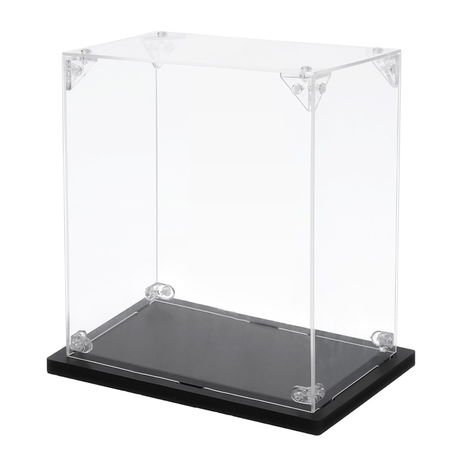 Photo 1 of MECCANIXITY Acrylic Display Case, 4''x6''x8'' Clear Display Box Assemble Dustproof Display Box Storage Organizer for Collectibles Action Figures