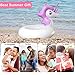 Leeron Unicorn Pool Floats, Pool Floats for Kids,Inflatable Swimming Pool Float Ride on Water Raft Swim Ring Pool Floaties for Girl Children (Purple-White)