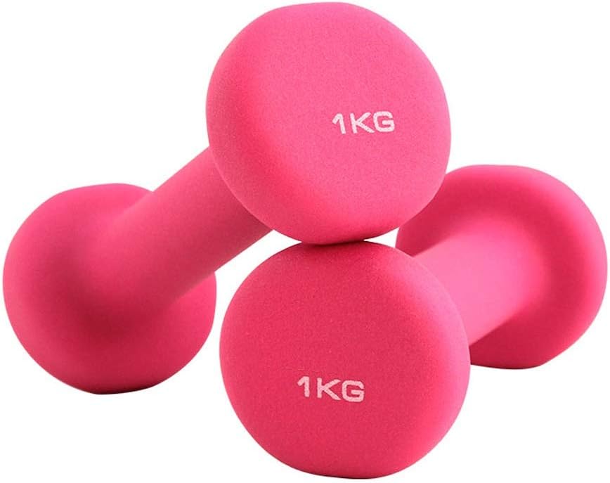 Small Dumbbell Beginner Fitness Equipment, Cast Iron Dumbbell 1kg 2kg 3kg 4kg 5kg (Size : 2x3KG)
