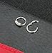 YOVORO 16G 2PCS 316L Stainless Steel Nose Rings Hoop Septum Clicker Ring Cartilage Tragus Piercing 8MM SI