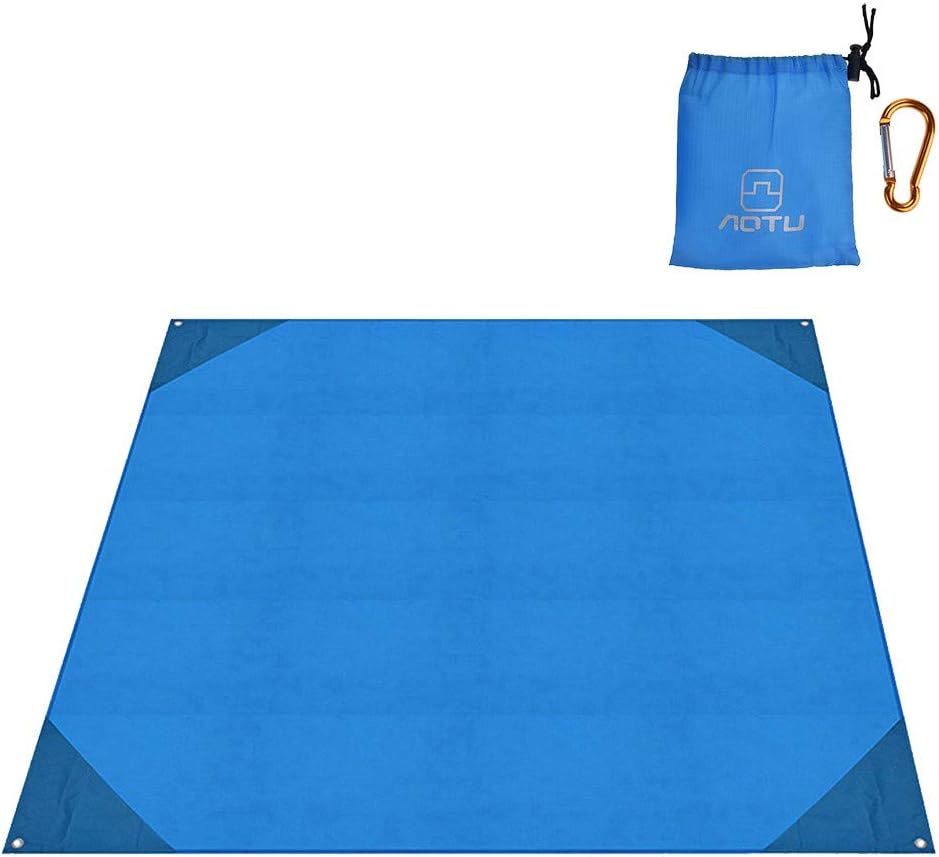 Youwend Camping Outdoor Oxford Cloth Tent Picnic Portable Lightweight Ultralight Waterproof Traveling Hiking Inflatable Sleeping Pad