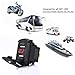 Switchtec 4.8 Amps Dual USB Rocker Switch Style Charger w/Red Voltmeter for Boats, RZR 900, RZR 1000, Ranger, Mobile Home, RV, Spyders, Maverick, SxS, Golf Cart, Off Road Vehicles, RV, Side by Sides